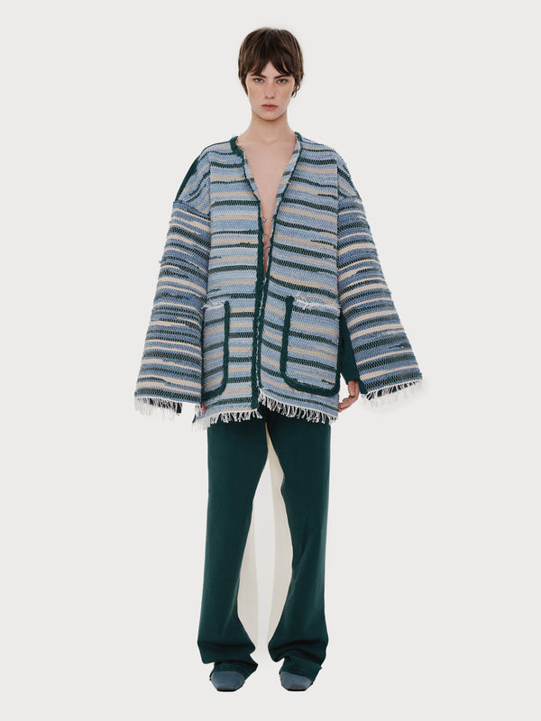 ksenia schnaider Hand-crafted Zero Waste Poncho