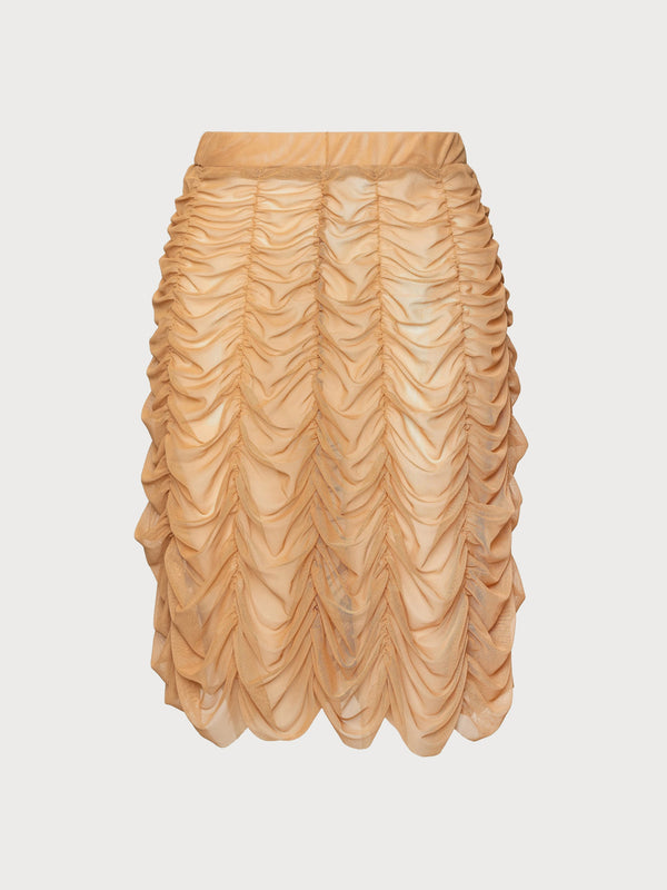 Ksenia Schnaider Mesh Drape Skirt