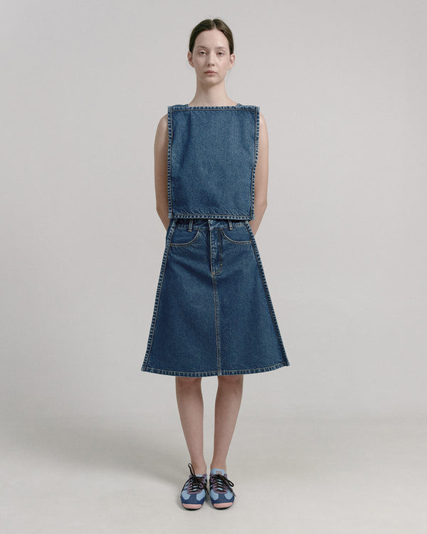 Ksenia Schnaider Midi Trapeze Skirt