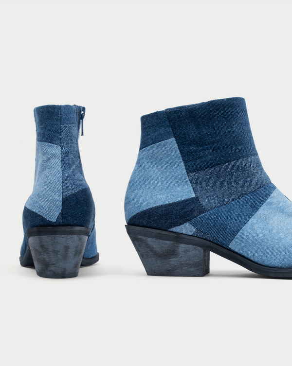 Ksenia Schnaider Patchwork Cowboy Boots