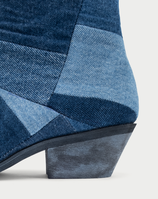 Ksenia Schnaider Patchwork Cowboy Boots