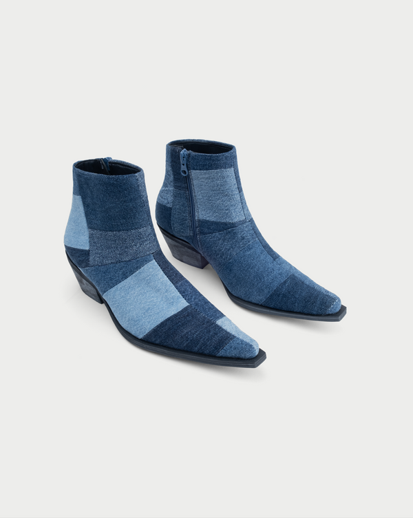 ksenia schnaider Patchwork Cowboy Boots