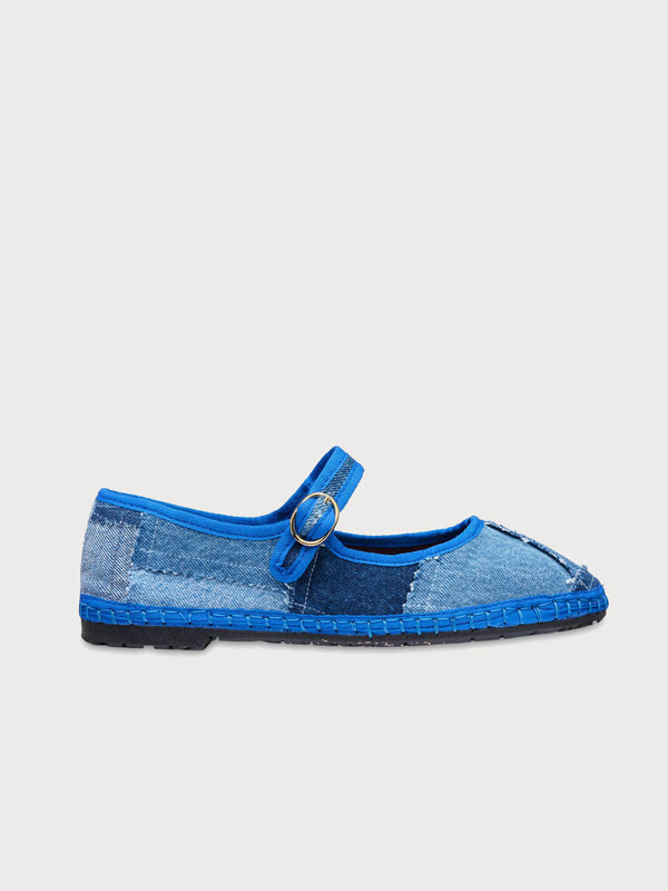 Ksenia Schnaider Patchwork Mary Jane Flats