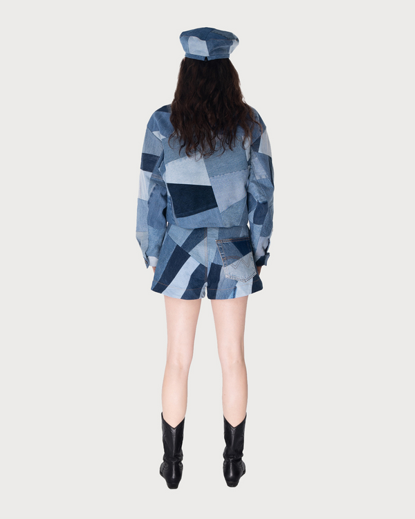 Ksenia Schnaider Patchwork Shorts