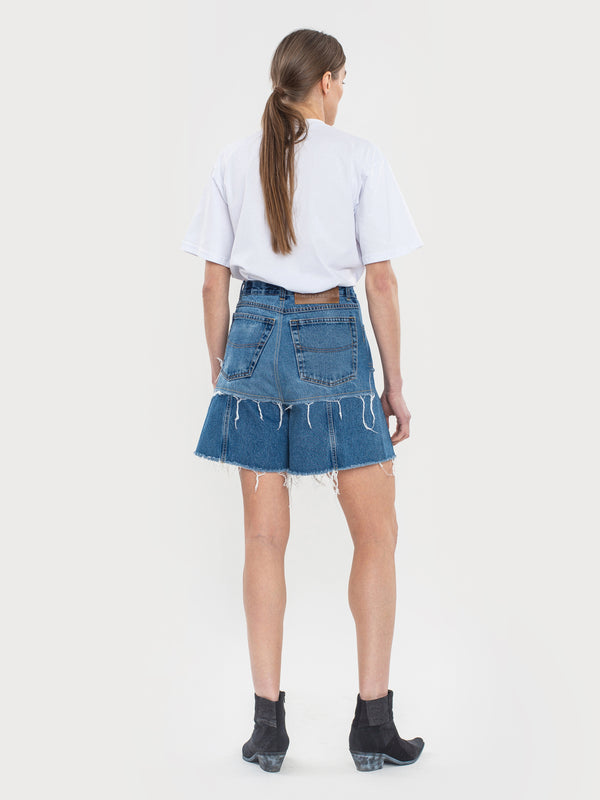 Ksenia Schnaider Reworked Denim Shorts