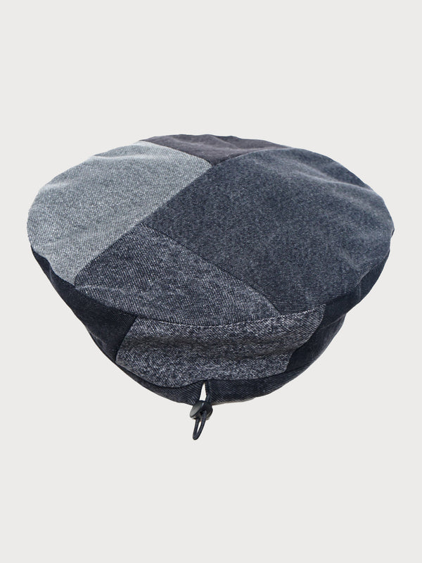 Ksenia Schnaider Reworked Mixed Black Beret