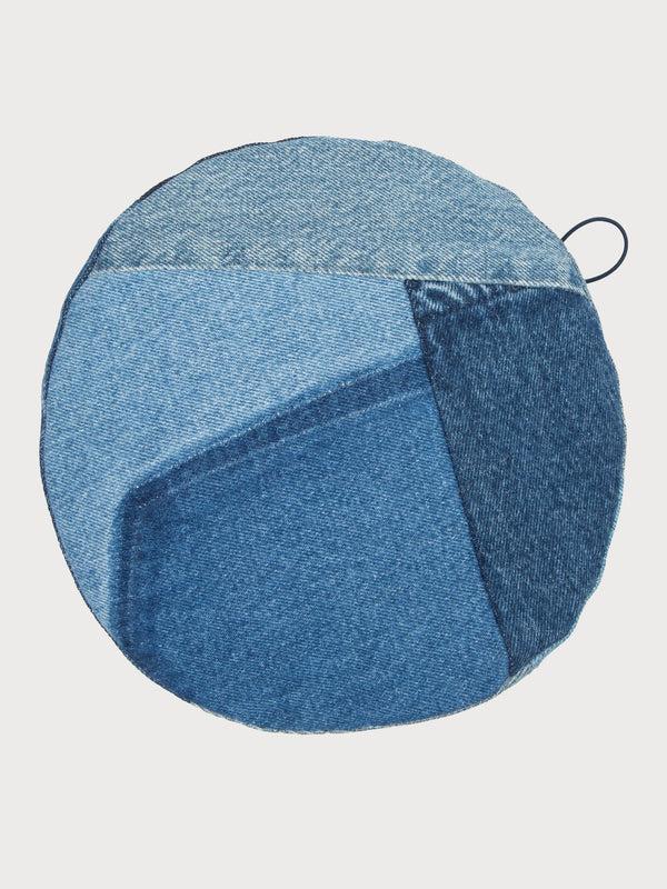 Ksenia Schnaider Reworked Mixed Blue Beret