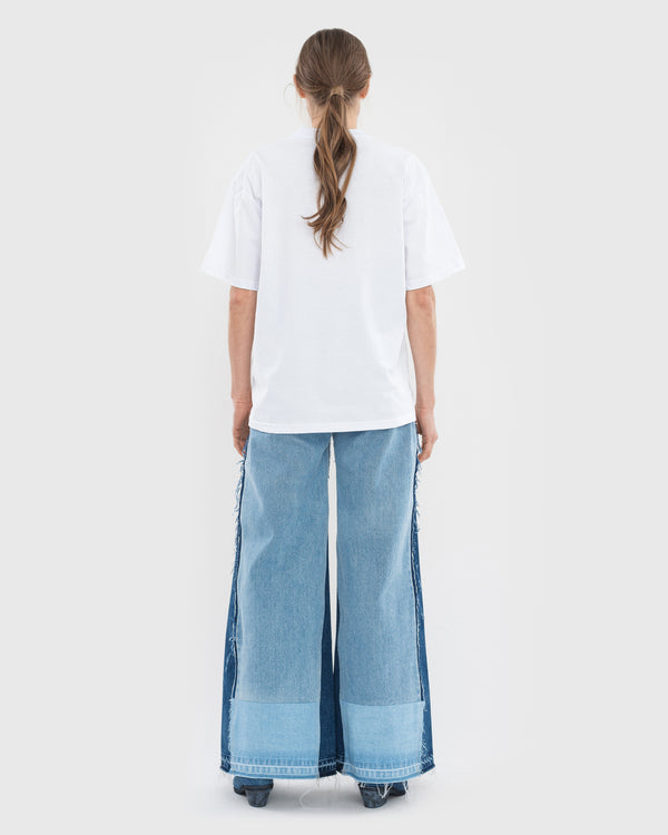 Ksenia Schnaider Reworked Patchwork Wide Jeans