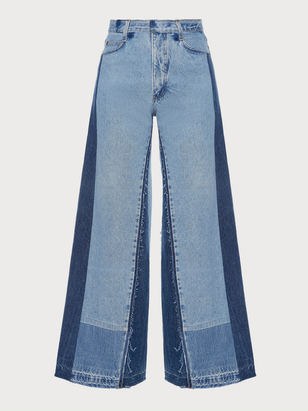Ksenia Schnaider Reworked Patchwork Wide Jeans