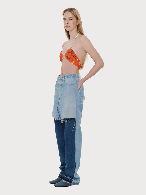 Ksenia Schnaider Reworked Skirty Jeans