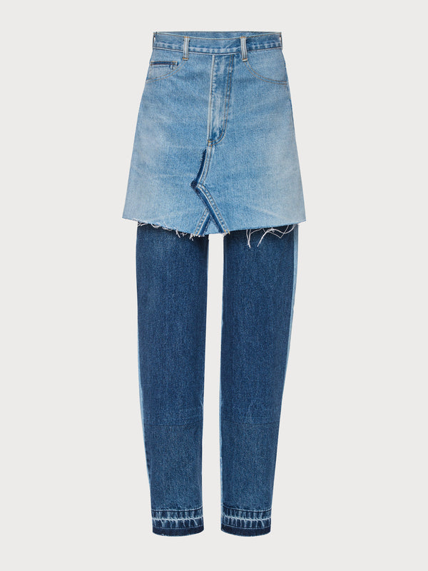 Ksenia Schnaider Reworked Skirty Jeans