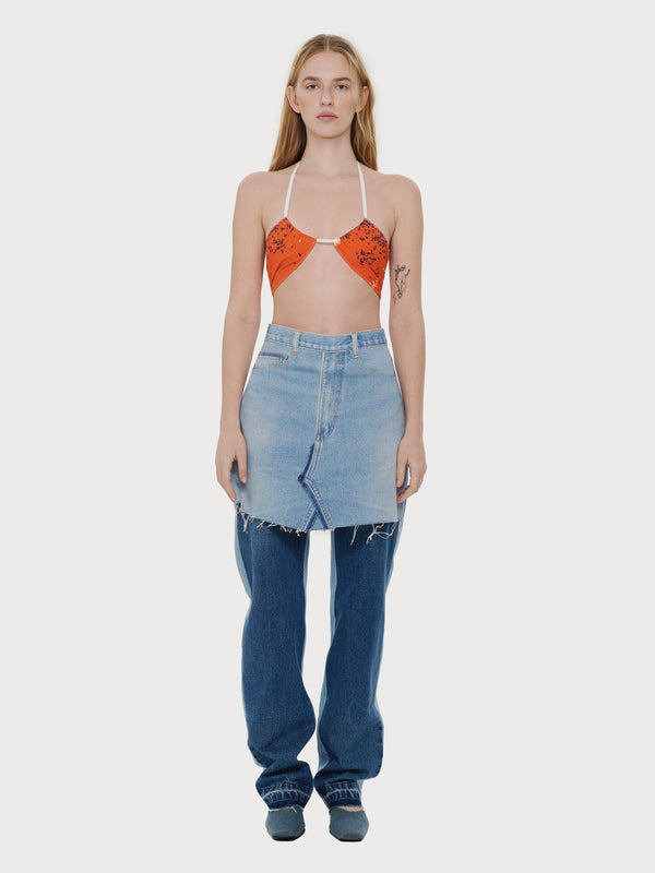 ksenia schnaider Reworked Skirty Jeans