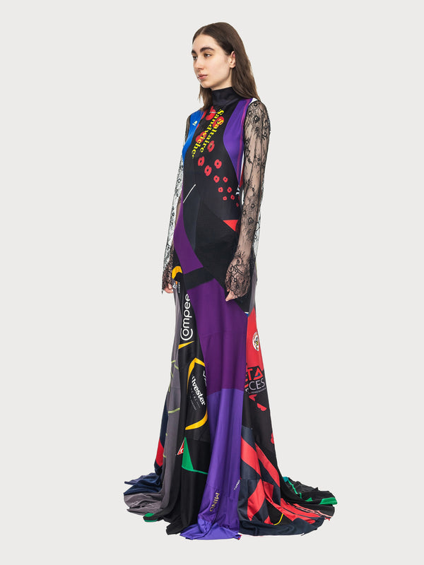 Ksenia Schnaider Reworked Sportwear Spiral Dress