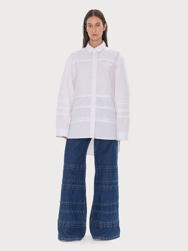 ksenia schnaider Shirt with Parallel Pleats