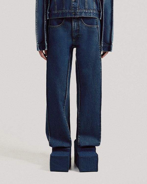 ksenia schnaider Square Jeans