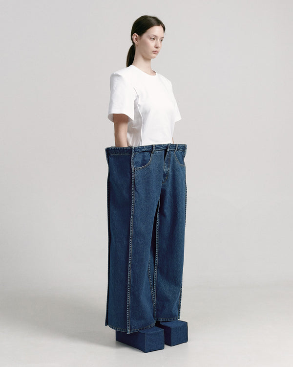 Ksenia Schnaider Square Voluminous Jeans