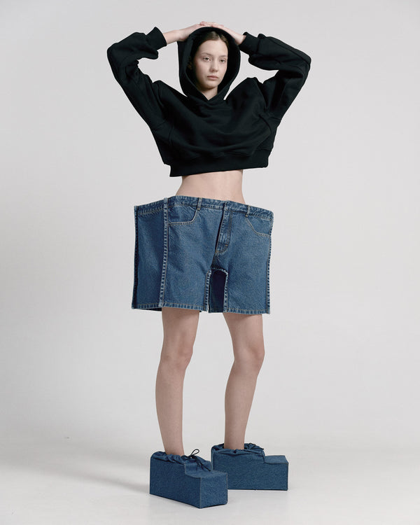 Ksenia Schnaider Square Voluminous Shorts