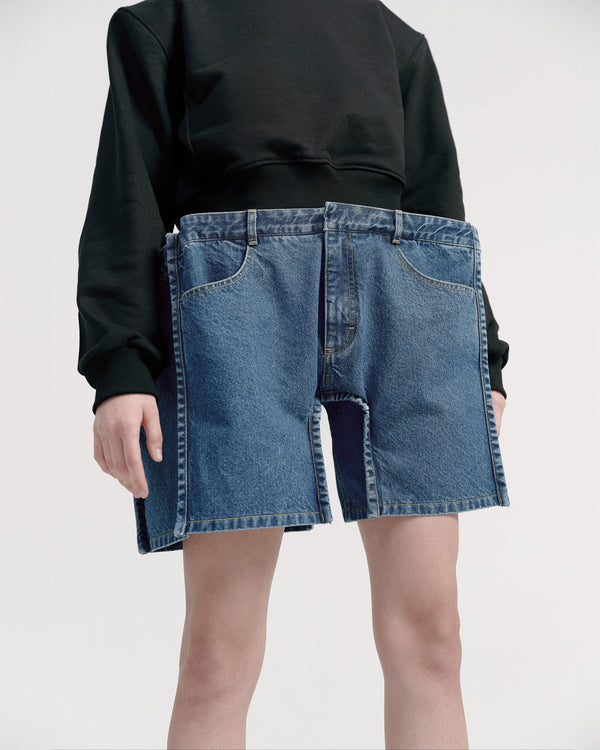 Ksenia Schnaider Square Voluminous Shorts