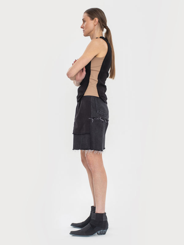Ksenia Schnaider Tank Top With Nude Side Panels