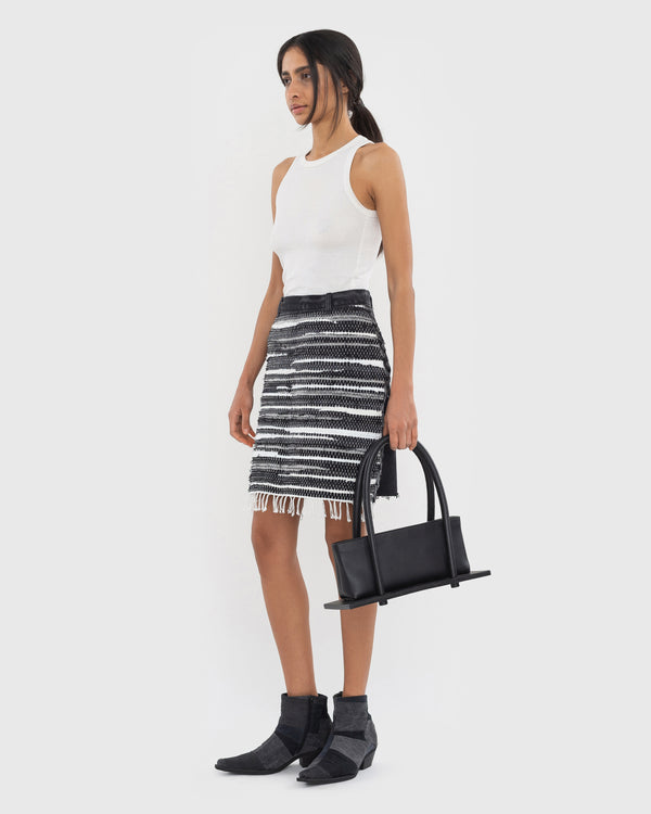 Ksenia Schnaider Zero-Waste Skirt In Rug Technique