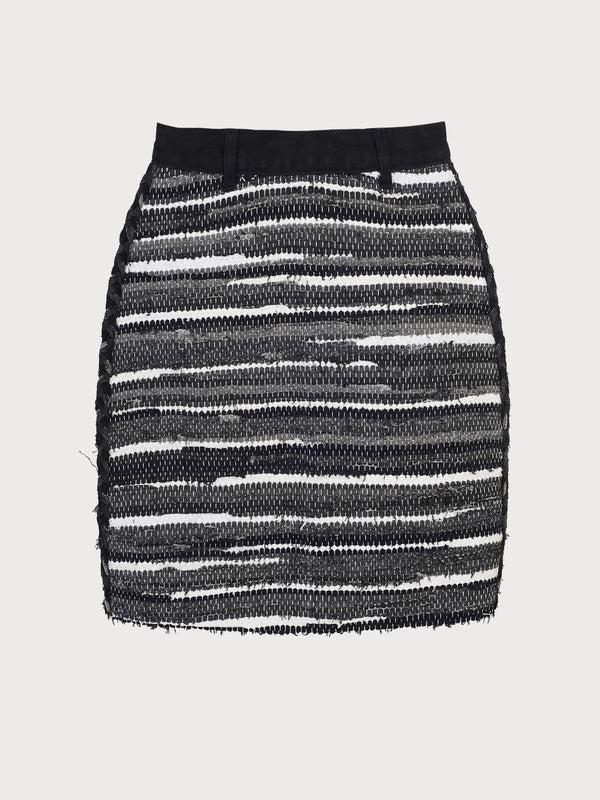 Ksenia Schnaider Zero-Waste Skirt In Rug Technique