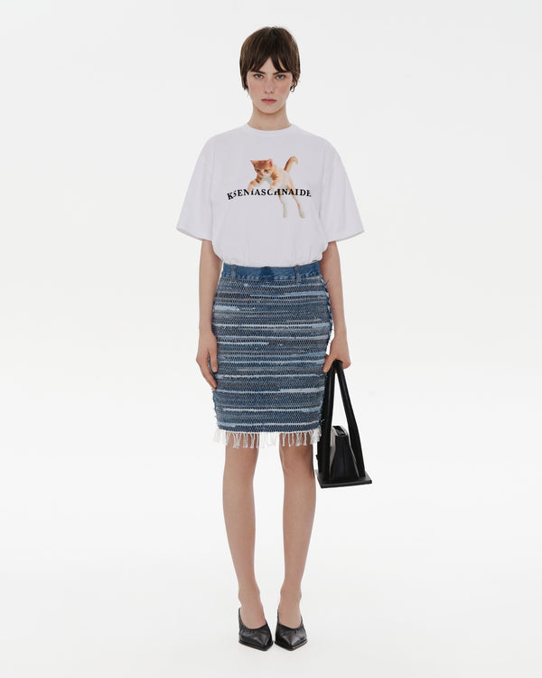 ksenia schnaider Zero-Waste Skirt in Rug Technique