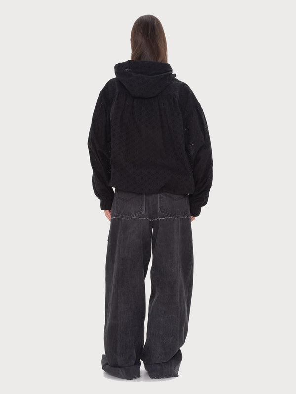 Ksenia Schnaider Reworked Jeans With Contrast Pockets