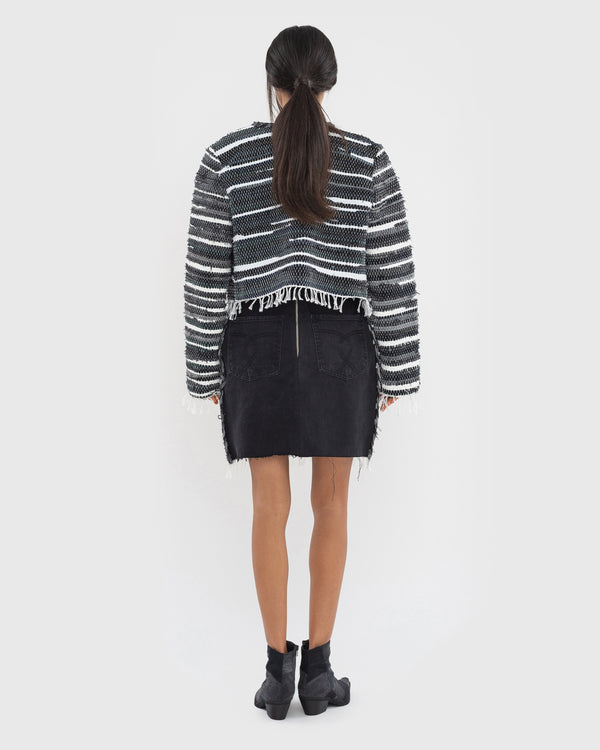 Ksenia Schnaider Zero-Waste Jacket In Rug Technique