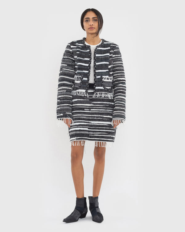 ksenia schnaider Zero-Waste Jacket in Rug Technique