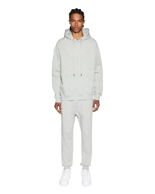 Ksubi 4 X 4 Biggie Hoodie Grey Marle LIGHT GREY MARLE