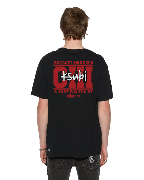 ksubi chicago and the streets ss biggie tee black BLACK