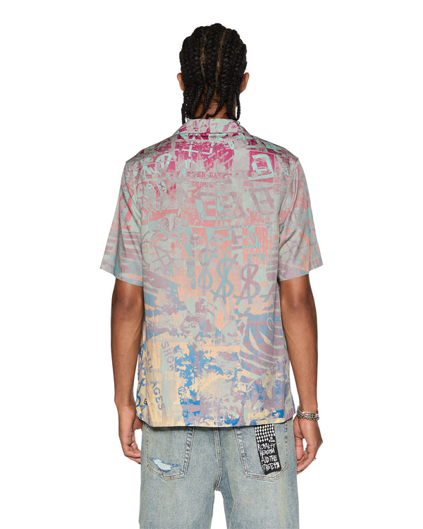 Ksubi Ikon Mania Resort Ss Shirt Multi Multi Colour