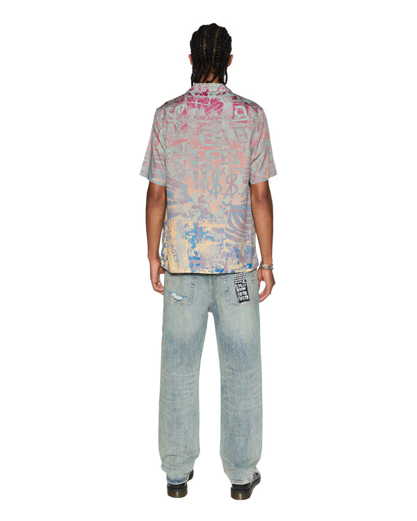 Ksubi Ikon Mania Resort Ss Shirt Multi Multi Colour