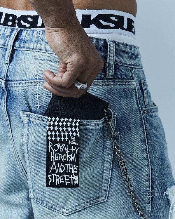 Ksubi 1999 Chain Wallet Antique Silver