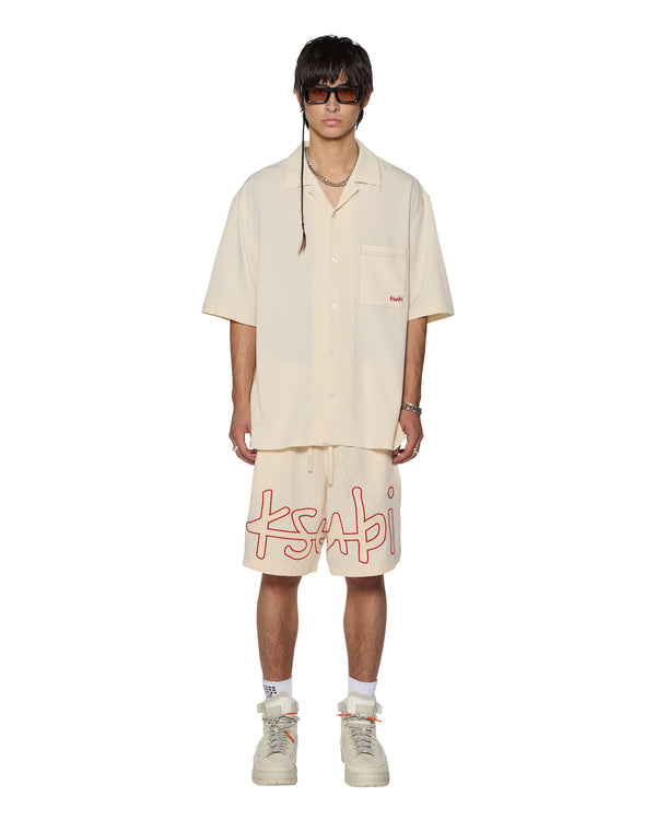 Ksubi 1999 Diner Ss Shirt Ecru Natural