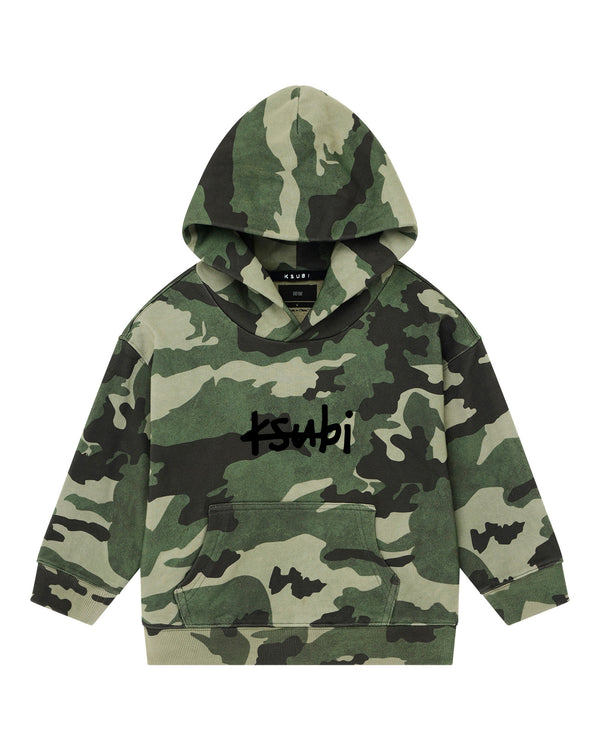 ksubi 1999 lil biggie hoodie camo Green