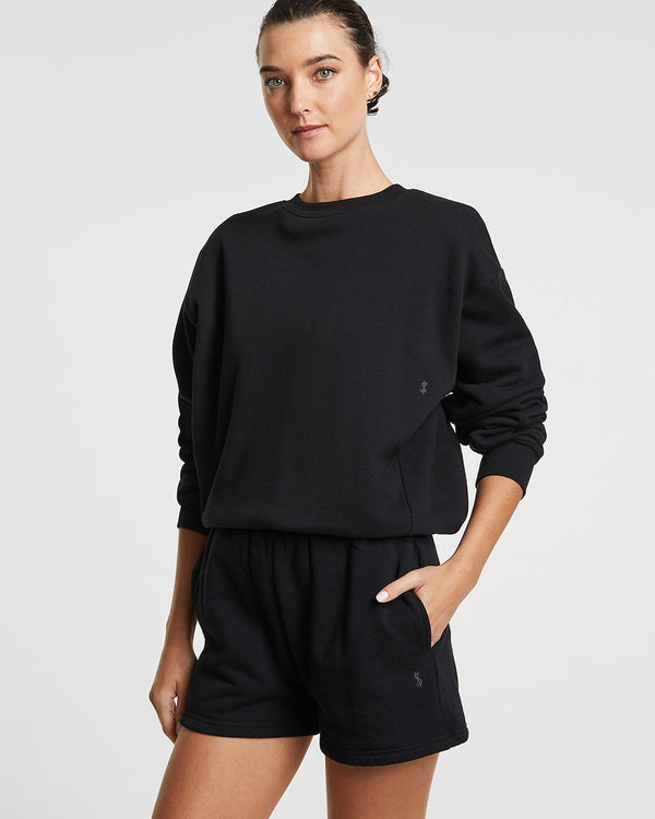 ksubi 3 x 4 klassic crew jet black BLACK