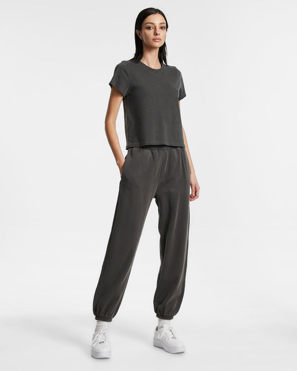 Ksubi 3 X 4 Mini Ss Tee Charcoal GREY