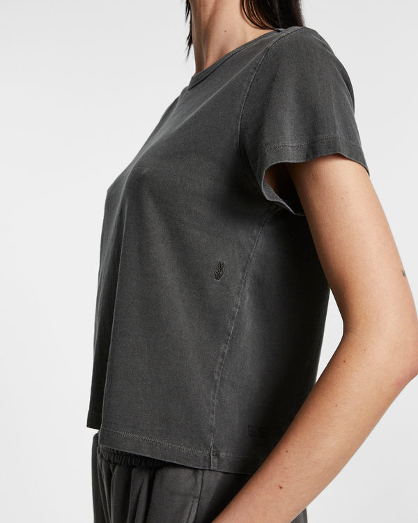 Ksubi 3 X 4 Mini Ss Tee Charcoal GREY