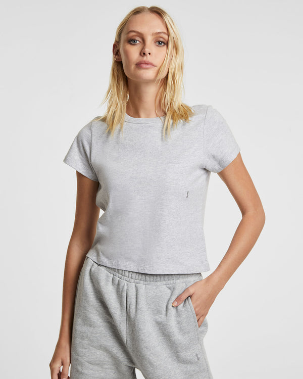 ksubi 3 x 4 mini ss tee grey marle GREY