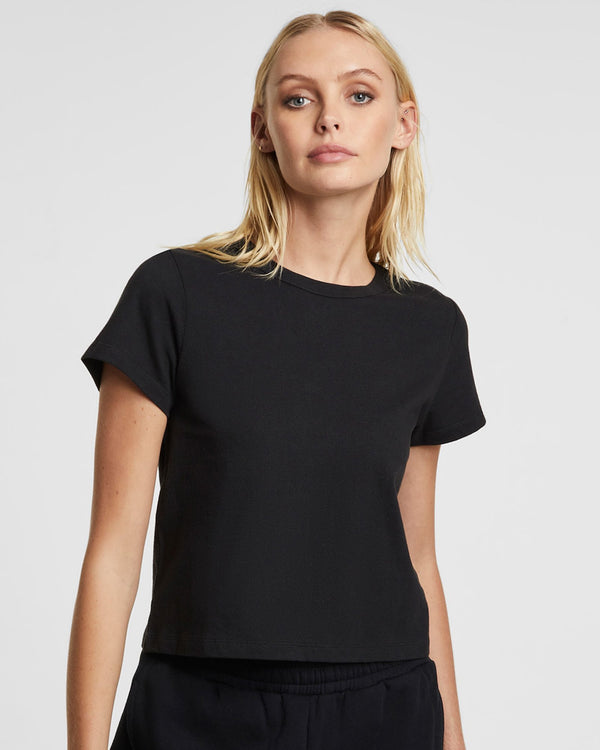 ksubi 3 x 4 mini ss tee jet black BLACK