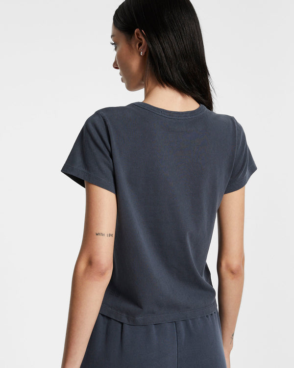 Ksubi 3 X 4 Mini Ss Tee Navy BLUE