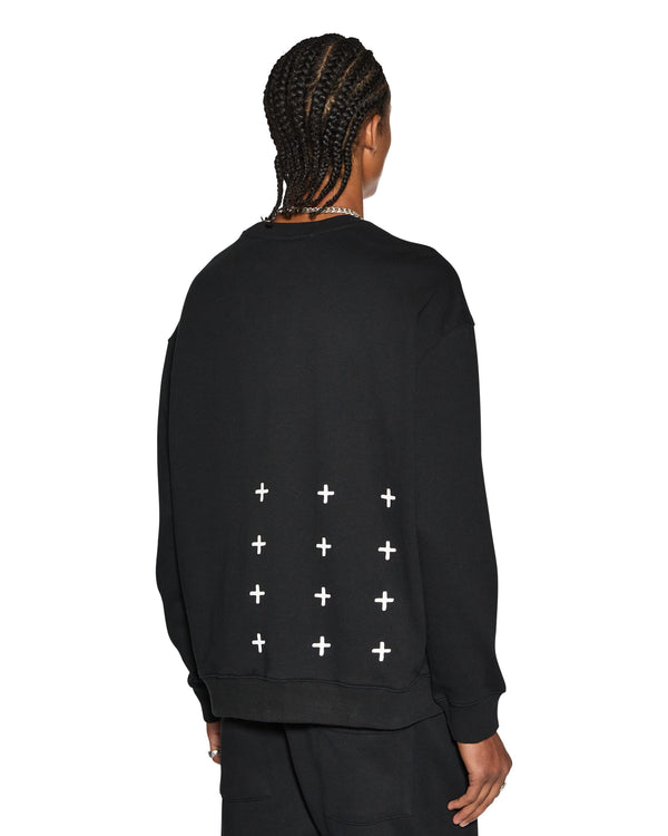 Ksubi 4 X 4 Biggie Crew Jet Black BLACK