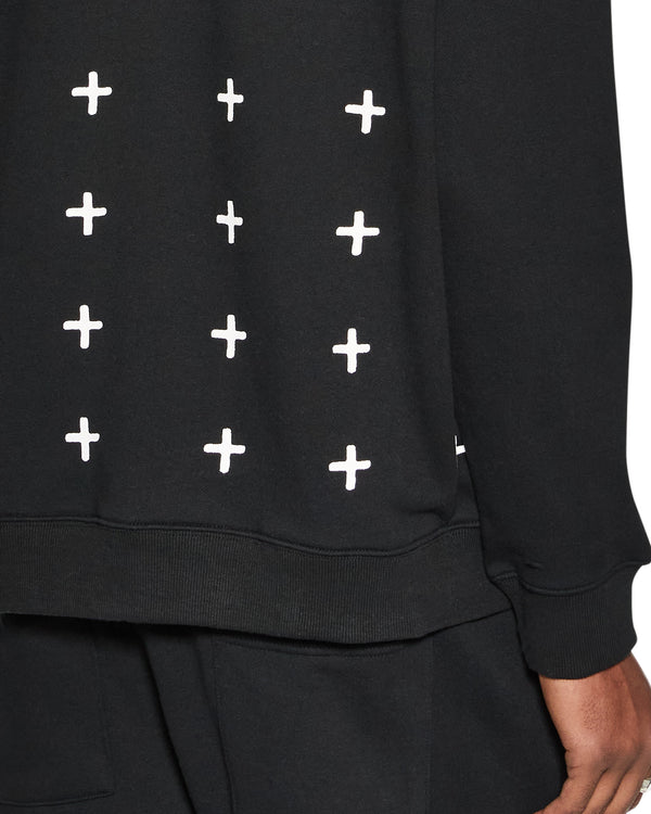 Ksubi 4 X 4 Biggie Crew Jet Black BLACK