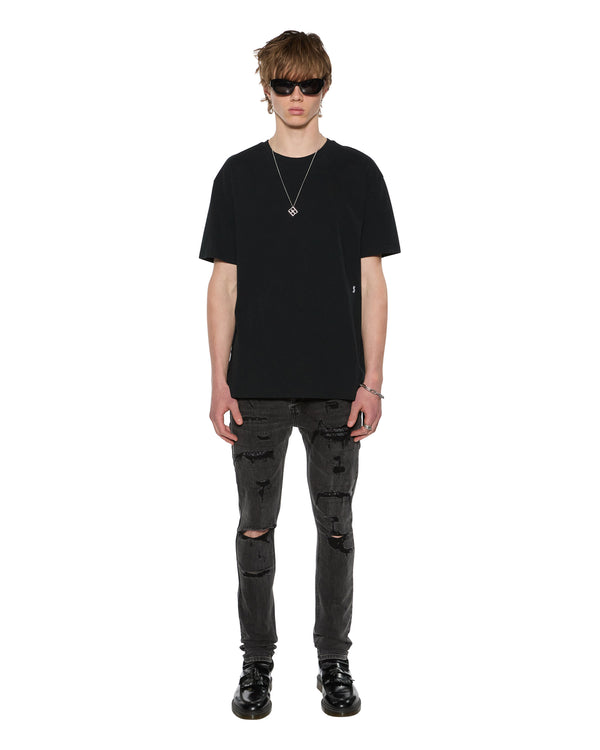 Ksubi 4 X 4 Biggie Ss Tee Jet Black BLACK