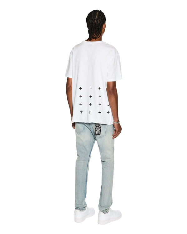 Ksubi 4 X 4 Biggie Ss Tee Optic White WHITE