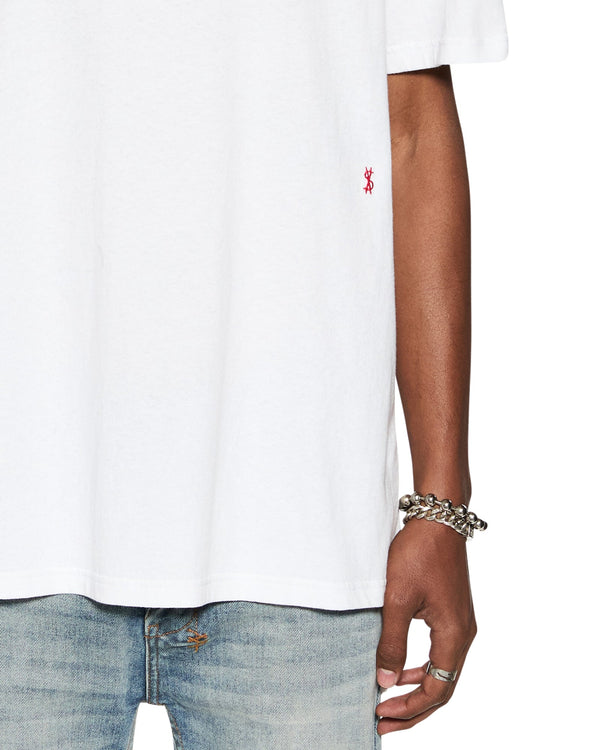 Ksubi 4x4 Biggie Ss Tee White/red White