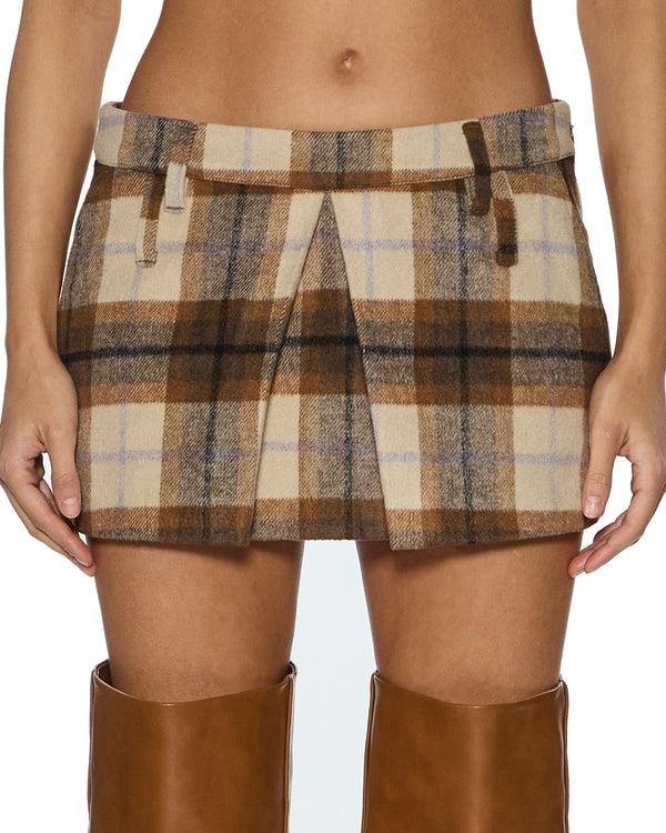 Ksubi Addison Skirt Plaid ASSORTED