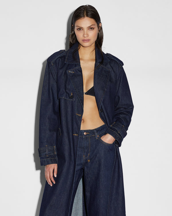 Ksubi Affinity Trench Legacy DENIM