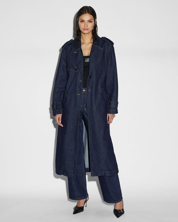 ksubi affinity trench legacy DENIM
